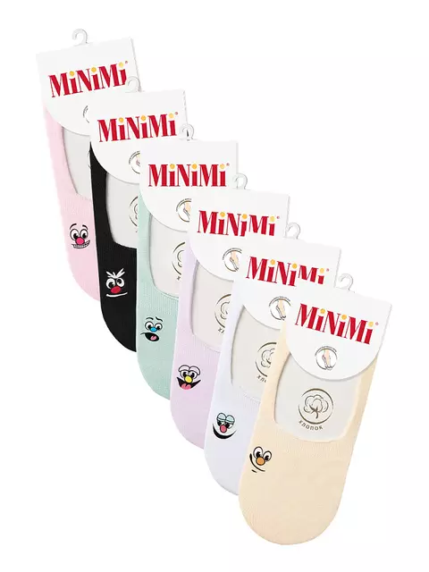 Женские подследники с рисунком minimi bell 5203 beige, , 35-38 (23-25), MINIMI, - 2