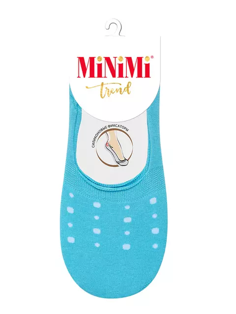 Женские подследники в горошек minimi bell 5202 turchese, , 39-41 (25-27), MINIMI, - 4
