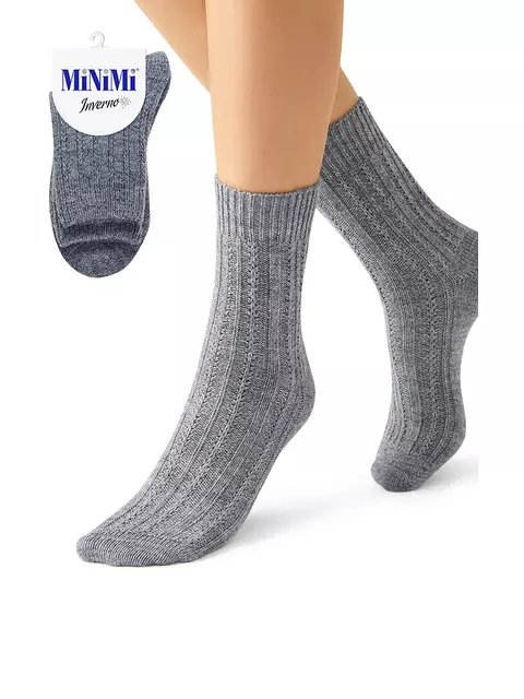Носки женские с шерстью minimi mini inverno 3303 grigio, , 35-38 (23-25), MINIMI, - 1
