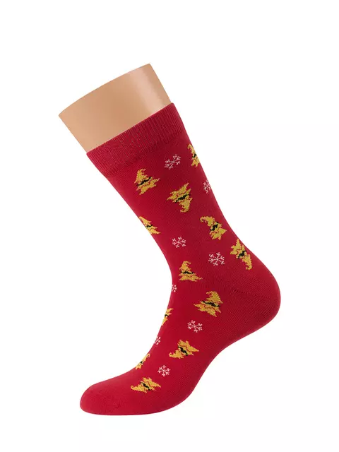 Носки мужские omsa style 512 rosso, , 42-44 (27-29), OMSA, - 2