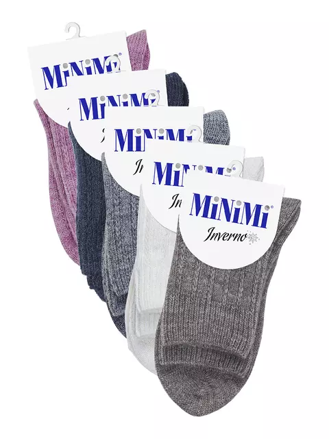 Носки женские с шерстью minimi mini inverno 3303 grigio, , 35-38 (23-25), MINIMI, - 2