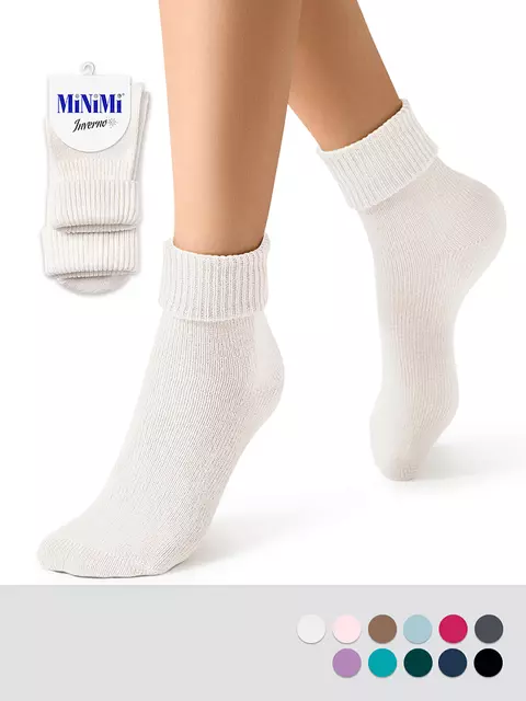 Носки женские с шерстью minimi mini inverno 3301 avorio, , (ONE SIZE), MINIMI, - 1