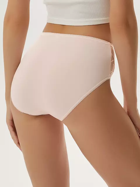 Трусы слипы женские макси из кружева minimi bo242 slip maxi perla, , 54 (3XL), MINIMI, - 2
