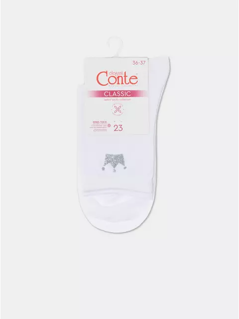 Носки женские conte classic 430 белый, 22С-40СП, 39-41 (25-27), CONTE ELEGANT,  - 2