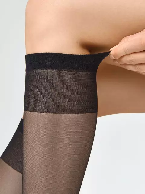 Гольфы женские (2 пары) minimi elastic 20 nero, , (ONE SIZE), MINIMI, - 4