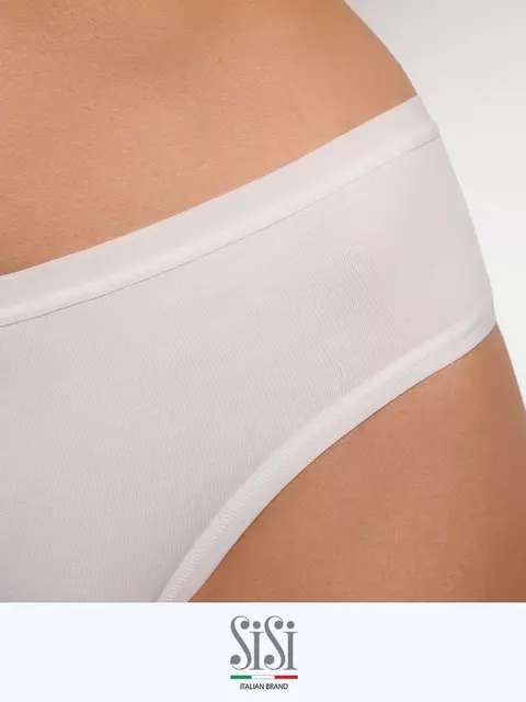 Бесшовные трусы женские слипы sisi si5104 slip bianco, , 42 (XS), SISI, - 3