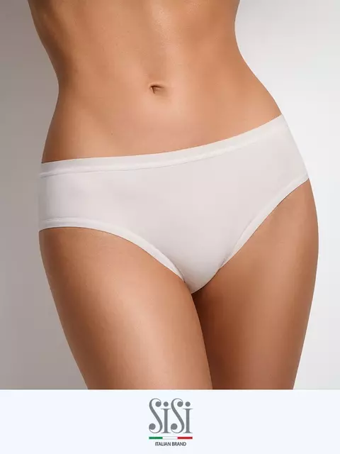 Бесшовные трусы женские слипы sisi si5104 slip bianco, , 42 (XS), SISI, - 4