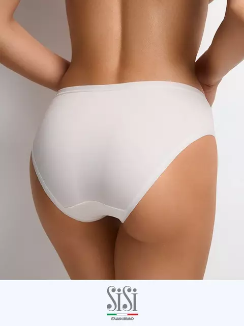 Бесшовные трусы женские слипы sisi si5104 slip bianco, , 42 (XS), SISI, - 2