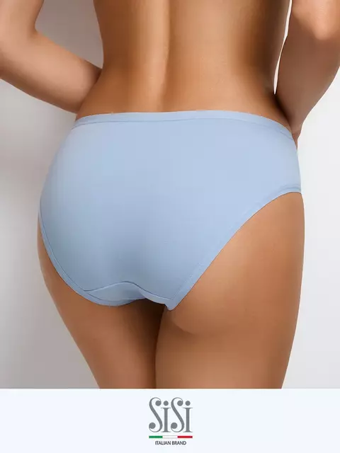 Бесшовные трусы женские слипы sisi si5104 slip azzurro, , 46 (M), SISI, - 2