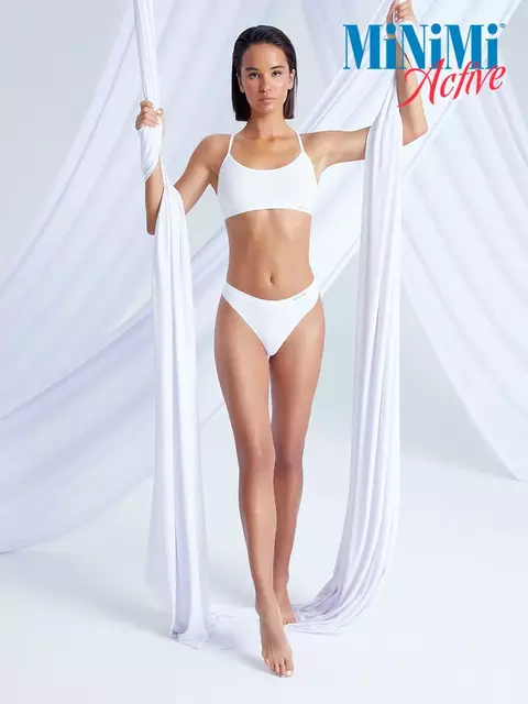 Бесшовные трусы женские «стринги» minimi ma211 string bianco, , 48/50 (L/XL), MINIMI, - 3