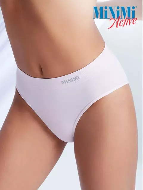Бесшовные трусы женские слипы minimi ma222 slip alto rosa antico, , 50/52 (XL/2XL), MINIMI, - 1