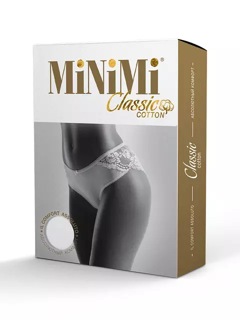 Трусы-слипы женские minimi bo225 slip bianco, , 54 (3XL), MINIMI, - 4