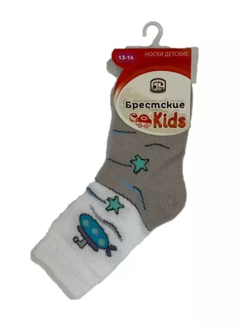 Носки детские брестские kids 3081 (рисунок) перламутр, 14С3081, 13-14, БРЕСТСКИЕ,  - 1