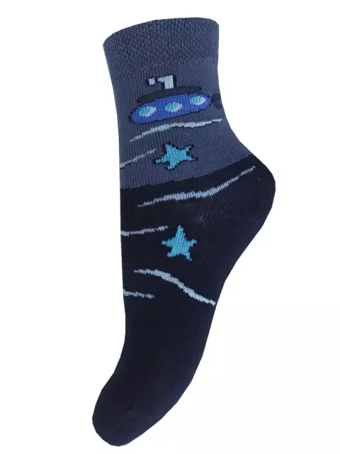 Носки детские брестские kids 3081 (рисунок) темно-синий, 14С3081, 13-14, БРЕСТСКИЕ,  - 1