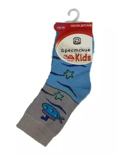 Носки детские брестские kids 3081 (рисунок) голубой, 14С3081, 13-14, БРЕСТСКИЕ,  - 2