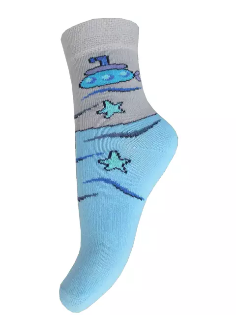 Носки детские брестские kids 3081 (рисунок) голубой, 14С3081, 13-14, БРЕСТСКИЕ,  - 1