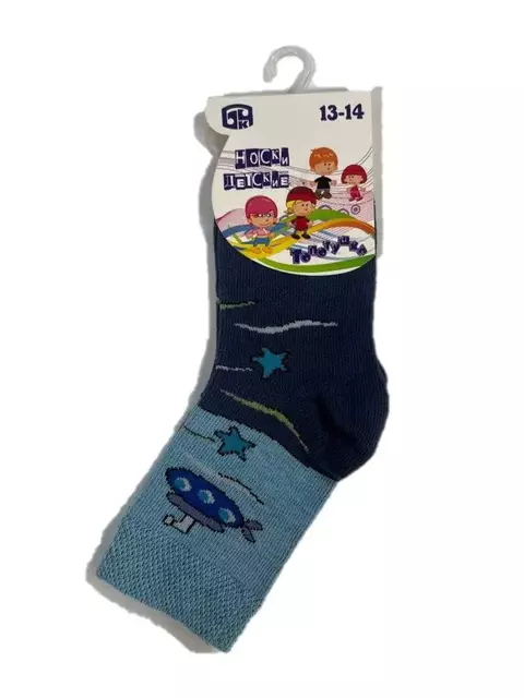 Носки детские брестские kids 3081 (рисунок) джинс, 14С3081, 13-14, БРЕСТСКИЕ,  - 1
