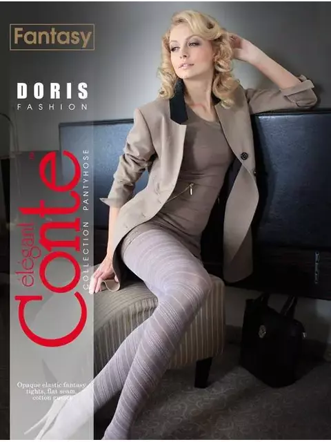 Колготки женские conte fantasy doris 60 grafit, 13С-1СП, 3, CONTE ELEGANT,  - 2