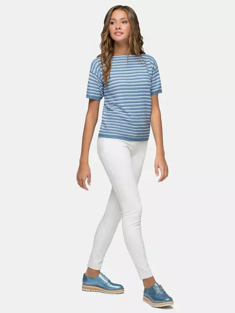 Джемпер женский conte вязаный ldk 021 голубой, 16С-122СП, 170,176-84, CONTE ELEGANT,  - 2