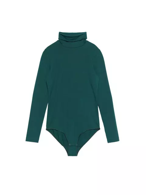 Боди-водолазка женская из вискозы conte lbd 1155 royal green, 19С-1036ТСП, 170-104-110, CONTE ELEGANT,  - 3