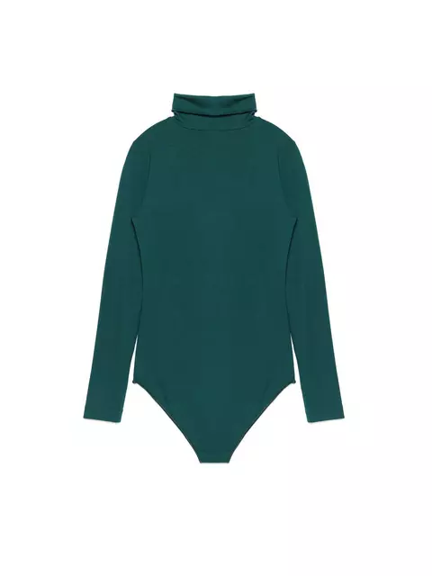 Боди-водолазка женская из вискозы conte lbd 1155 royal green, 19С-1036ТСП, 170-104-110, CONTE ELEGANT,  - 4