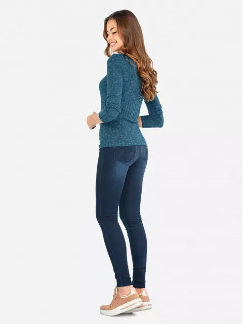 Джемпер женский conte ld 676 морская волна, 17С-293ТСП, 158,164-88, CONTE ELEGANT,  - 2