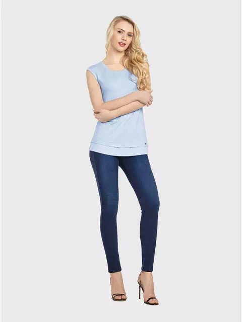 Джемпер женский conte ld 715 голубой, 17С-356ТСП, 170-84, CONTE ELEGANT,  - 5