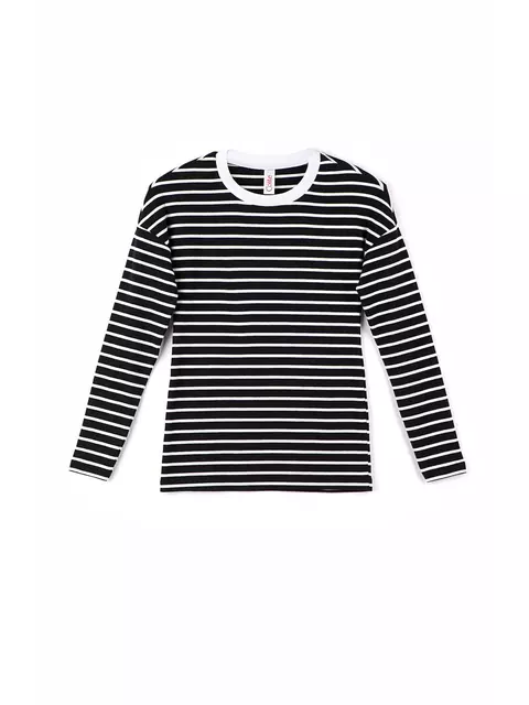 Джемпер женский conte из хлопковой пряжи "абсолютный комфорт и антипилинг" 827 black-white, 18С-514ТСП, 170-84, CONTE ELEGANT,  - 4