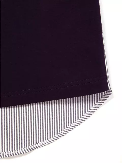 Стильная туника conte с имитацией рубашки 831 grape purple, 18С-518ТСП, 170-84-90, CONTE ELEGANT,  - 7
