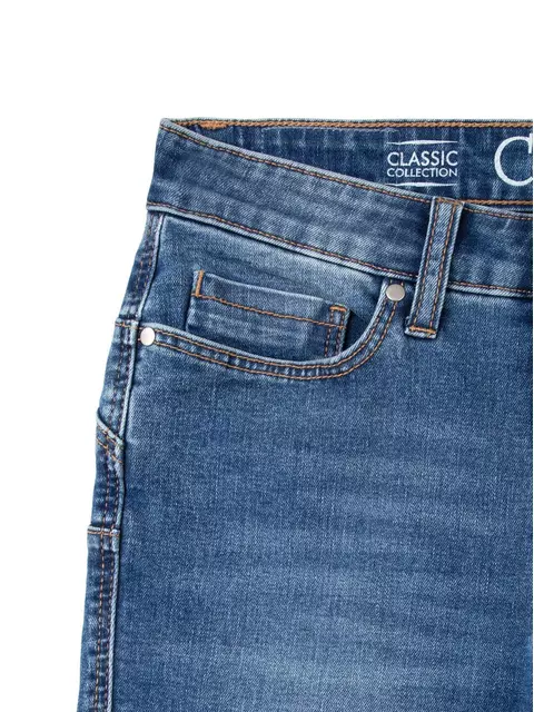 Моделирующие женские джинсы push up с высокой посадкой con-41 синий, CON-41, 170-90/XS, CONTE ELEGANT,  - 7