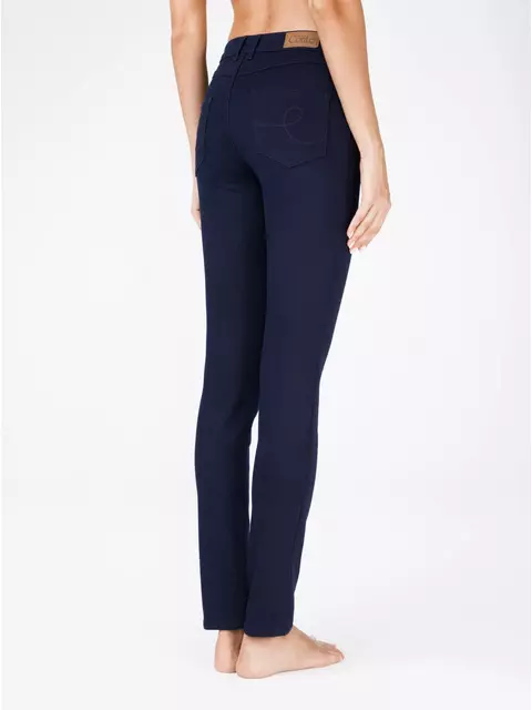 Джинсы женские conte straight fit с высокой посадкой con-90 темно-синий, , 164-98/M, CONTE ELEGANT, - 2