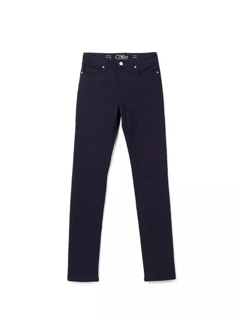 Джинсы женские conte straight fit с высокой посадкой con-90 темно-синий, , 164-98/M, CONTE ELEGANT, - 3