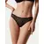 Бесшовные женские трусы «бразилиана» из хлопка с итальянским кружевом demure lbr 1280 black, , 90/XS, CONTE ELEGANT, - 1