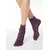 Носки женские хлопковые ajour (люрекс) баклажан, , 36-37 (23), CONTE ELEGANT, - 1