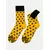 Хлопковые мужские носки happy с рисунком «звезды» 137 желтый, , 40-41 (25), DIWARI, - 1