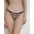 Трусы женские «бразилиана» из хлопка с фигурной тесьмой poetic lbr 1532 coffee-black, , 102/L, CONTE ELEGANT, - 1