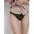 Трусы женские «бразилиана» из хлопка с фигурной тесьмой poetic lbr 1532 black-coffee, , 102/L, CONTE ELEGANT, - 1