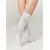 Удлиненные женские носки из хлопка в рубчик с надписью «іскра» 437 белый, , 36-37 (23), CONTE ELEGANT, - 1