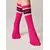 Удлиненные женские носки с полосками из прозрачной сетки active 156 фуксия, , 36-37 (23), CONTE ELEGANT, - 1
