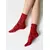 Плотные носки с вывязанным рисунком «my dreams» nero-rosso, , 36-39 (23-25), CONTE ELEGANT, - 1