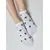 Носки женские (короткие) active 589 белый-черный, , 38-39 (25), CONTE ELEGANT, - 1