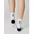 Женские хлопковые носки happy с рисунками 611 белый, , 36-39 (23-25), CONTE ELEGANT, - 1