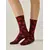 Носки из вискозы с люрексом conte classic 688 красный, , 36-38 (23-25), CONTE ELEGANT, - 1