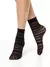 Сияющие женские носки в разноцветную полоску fantasy 21с-14сп nero, , 36-39 (23-25), , - 1