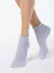 Носки женские хлопковые ajour (короткие, люрекс) бледно-фиолетовый, , 38-39 (25), CONTE ELEGANT, - 1