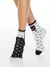 Носки женские хлопковые conte happy c рисунками "котики" 174 черный-белый, , 36-39 (23-25), CONTE ELEGANT, - 1