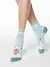 Хлопковые женские носки happy с пушистым рисунком "барашек" 423 бледно-бирюзовый, , 36-39 (23-25), CONTE ELEGANT, - 1