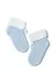 Теплые махровые детские носки sof-tiki (с отворотом, декор) 212 голубой, 15С-4СП, 10, CONTE-KIDS,  - 1