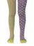 Колготки детские tip-top (весёлые ножки) 355 фиолетовый-темно-салатовый, , 62-74 (12), CONTE-KIDS, - 1