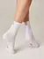 Носки женские хлопковые classic (с декором) 419 белый, 22С-41СП, 39-41 (25-27), CONTE ELEGANT,  - 1
